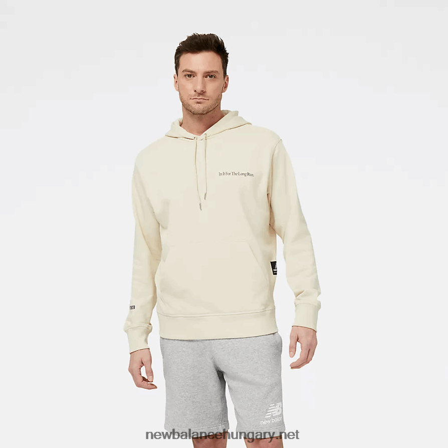 New Balance 6XH8F01819 férfiak atlétika jacob rochester francia frottír kapucnis pulcsi