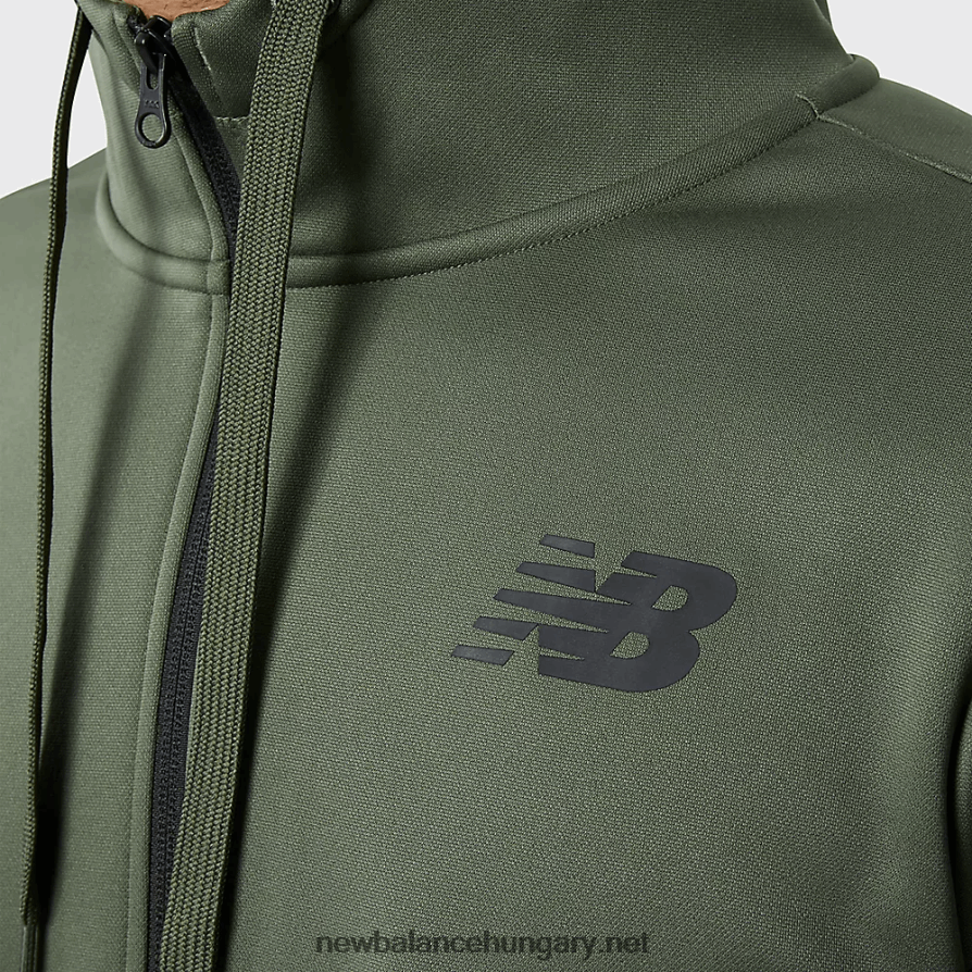 New Balance 6XH8F01911 férfiak Tenacity performance polár teljes cipzáras kapucnis pulcsi