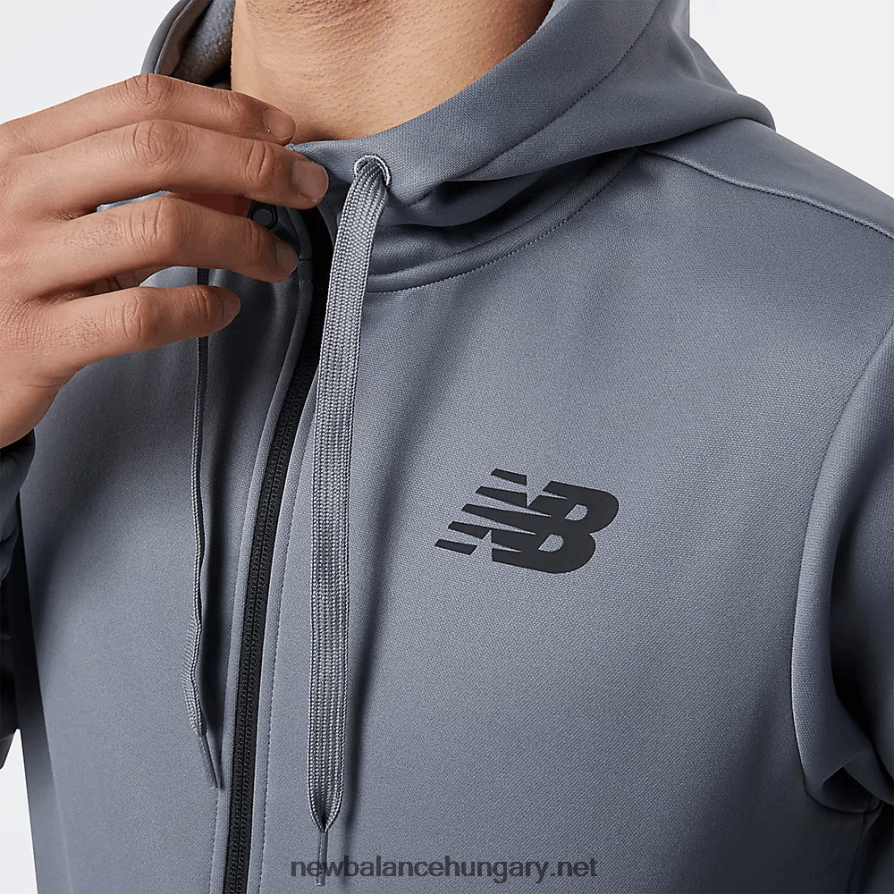 New Balance 6XH8F01913 férfiak Tenacity performance polár teljes cipzáras kapucnis pulcsi