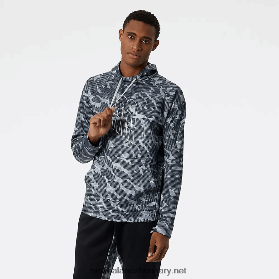 New Balance 6XH8F01957 férfiak tenacity performance polár mintás kapucnis pulcsi