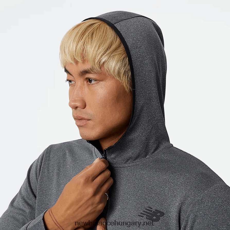 New Balance 6XH8F02116 férfiak szívós kapucnis 1/4 cipzár