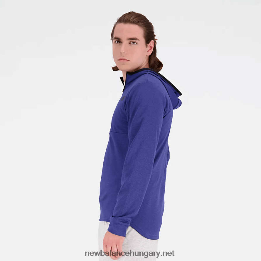 New Balance 6XH8F02118 férfiak szívós kapucnis 1/4 cipzár