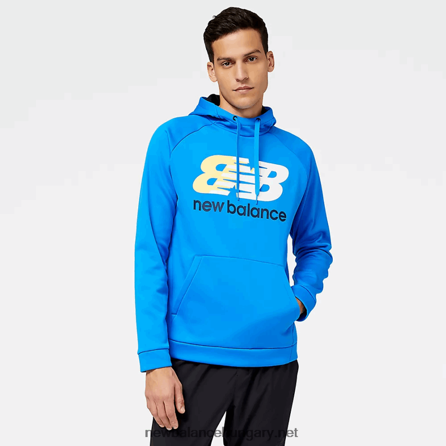 New Balance 6XH8F02146 férfiak Tenacity teljesítmény polár kapucnis pulóver