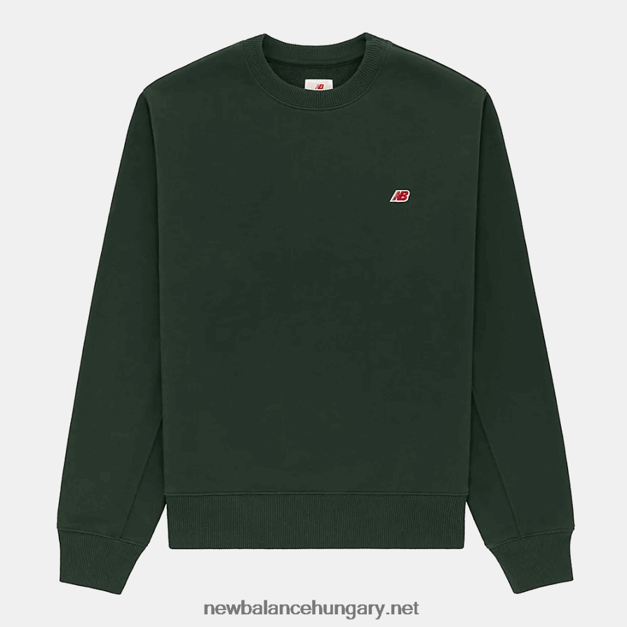 New Balance 6XH8F0323 férfiak USA-ban készült core crewneck pulóver