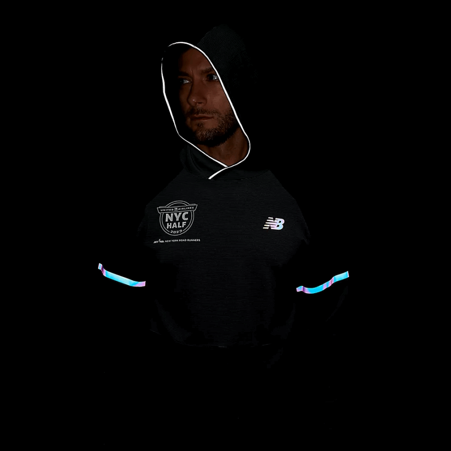 New Balance 6XH8F04774 férfiak United Airlines nyc half q speed shift kapucnis pulcsi