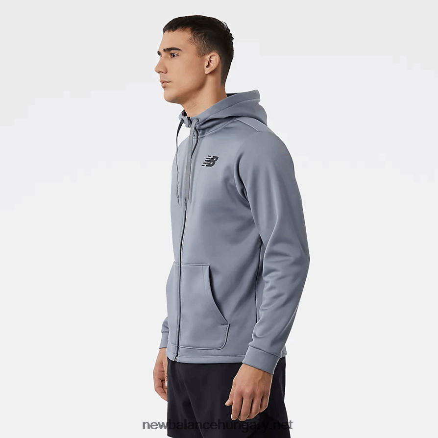 New Balance 6XH8F04982 férfiak Tenacity performance polár teljes cipzáras kapucnis pulcsi