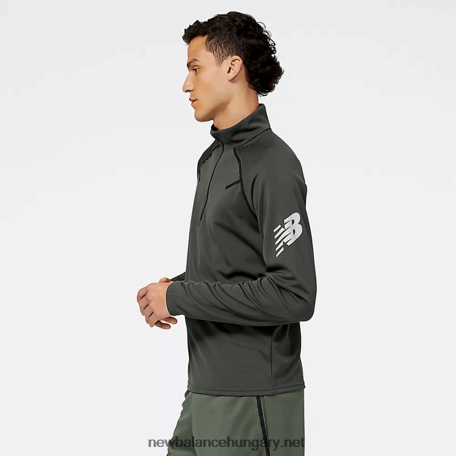 New Balance 6XH8F06621 férfiak szívósság futballedzés 1/4 zip