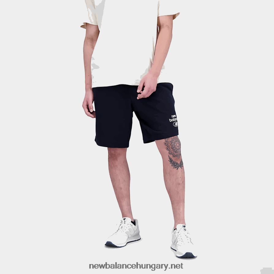 New Balance 6XH8F01726 férfiak Essentials újragondolva francia frottír short
