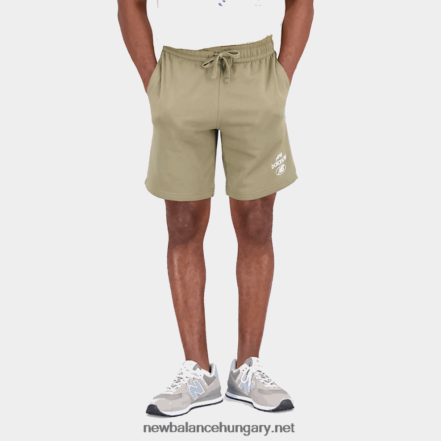 New Balance 6XH8F01727 férfiak Essentials újragondolva francia frottír short
