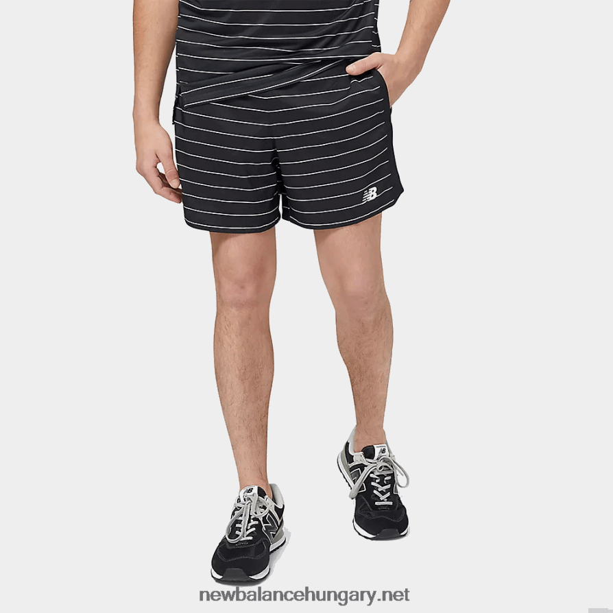 New Balance 6XH8F01745 férfiak nyomtatott gyorsulás 5 hüvelyk rövid
