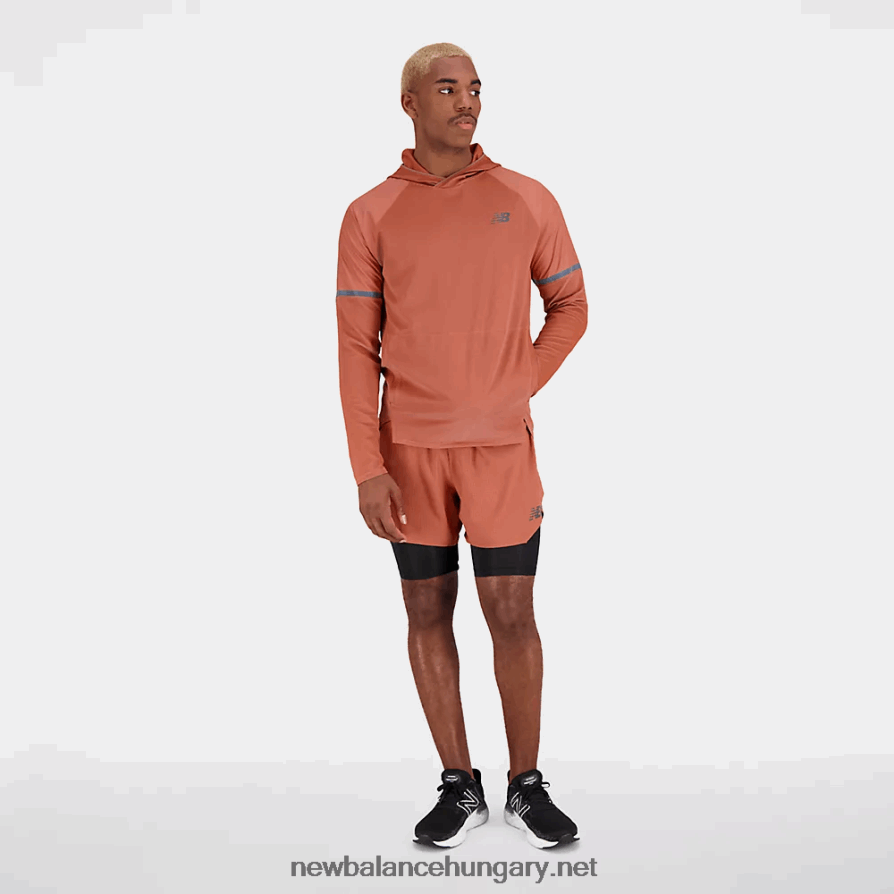 New Balance 6XH8F01903 férfiak q sebesség 5 hüvelyk 2 az 1-ben rövid