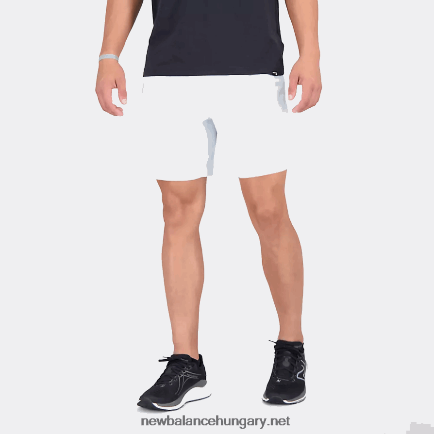 New Balance 6XH8F01907 férfiak 7 hüvelykes szilárdságú tömör szövésű rövid