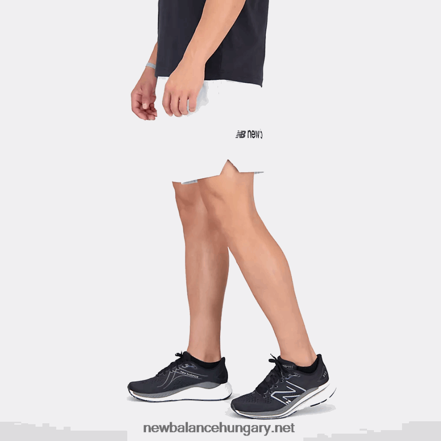 New Balance 6XH8F01907 férfiak 7 hüvelykes szilárdságú tömör szövésű rövid