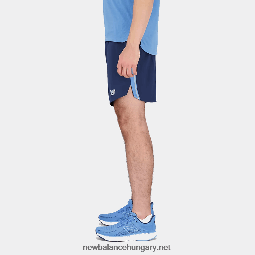 New Balance 6XH8F02139 férfiak grafikus hatás fut 7 hüvelyk rövid