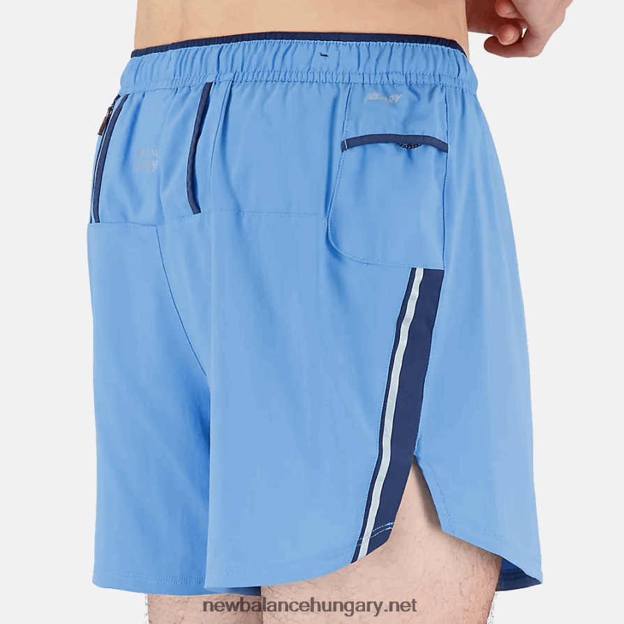 New Balance 6XH8F0279 férfiak ütési futás 5 hüvelyk rövid