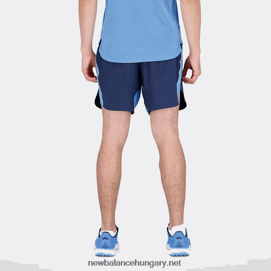 New Balance 6XH8F04831 férfiak grafikus hatás fut 7 hüvelyk rövid