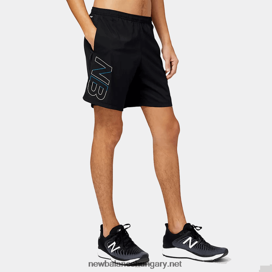 New Balance 6XH8F06633 férfiak nyomtatott accelerate pacer 7 hüvelyk 2 az 1-ben rövid