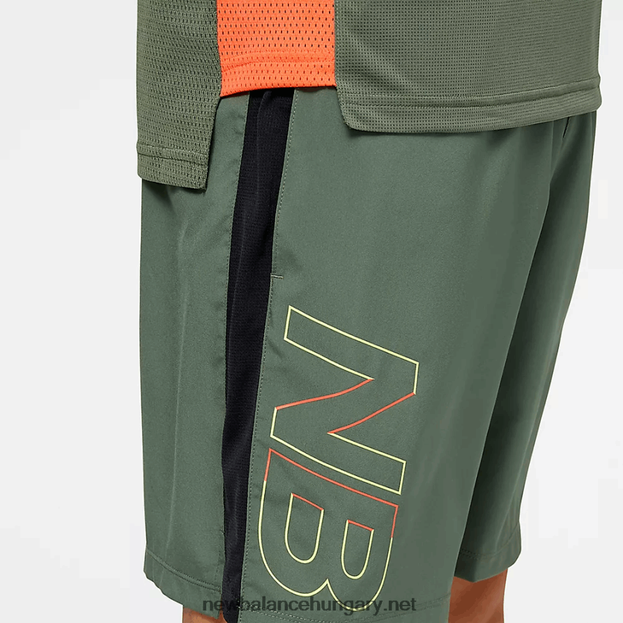 New Balance 6XH8F06634 férfiak nyomtatott accelerate pacer 7 hüvelyk 2 az 1-ben rövid