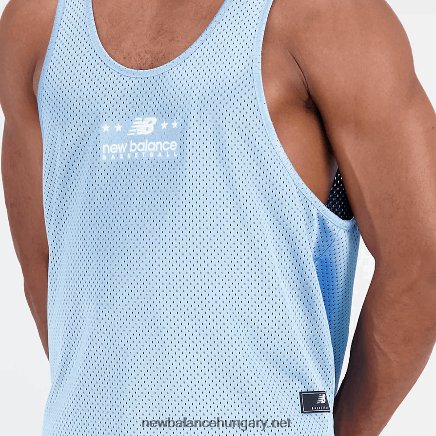 New Balance 6XH8F04797 férfiak karika jersey ujjatlan tank