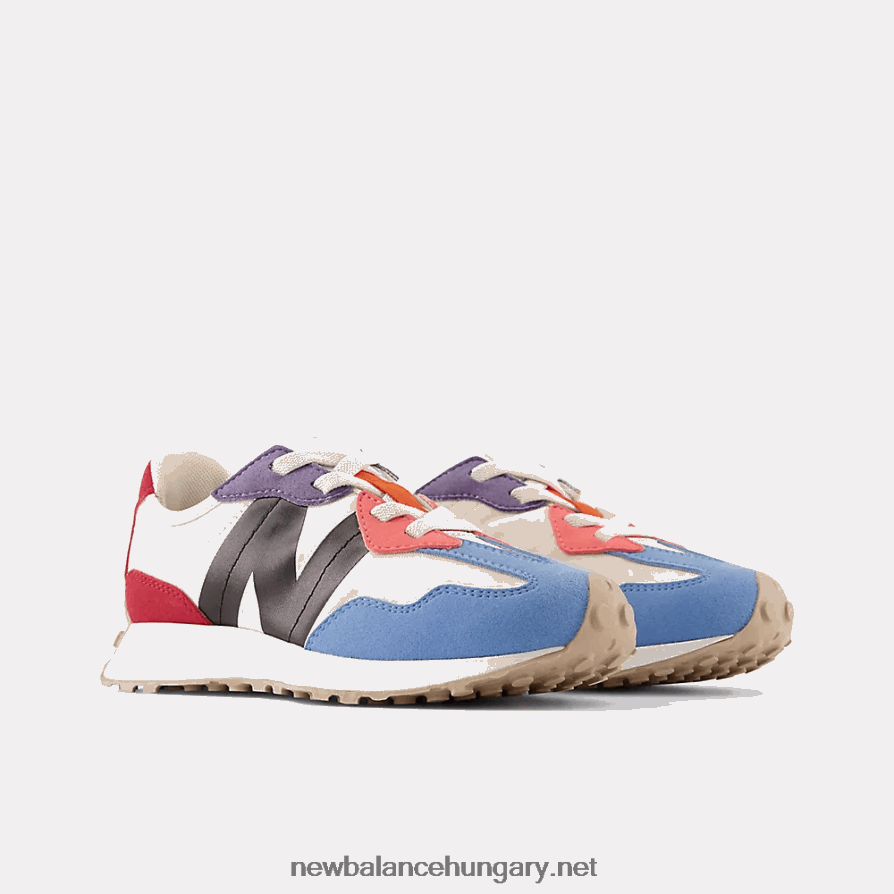 New Balance 6XH8F03620 gyerekek 327 bungee csipke