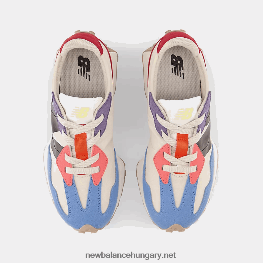 New Balance 6XH8F03620 gyerekek 327 bungee csipke