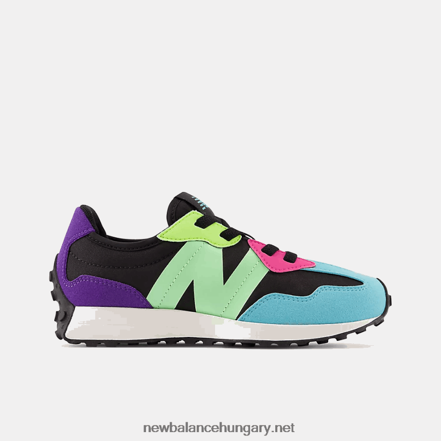 New Balance 6XH8F03621 gyerekek 327 bungee csipke