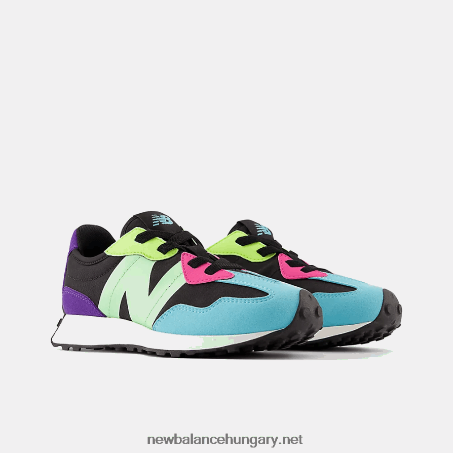 New Balance 6XH8F03621 gyerekek 327 bungee csipke
