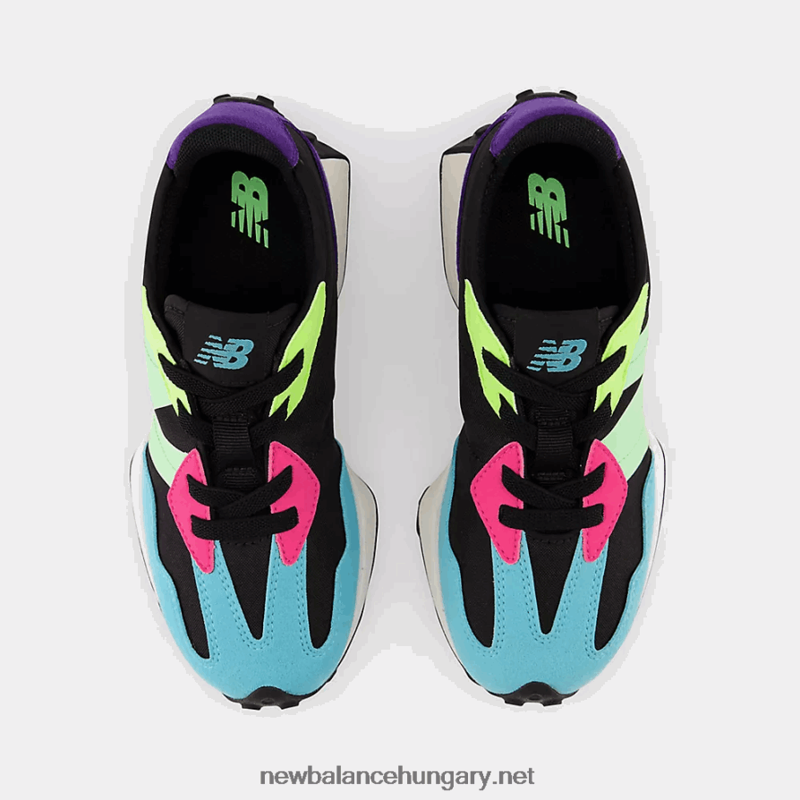 New Balance 6XH8F03621 gyerekek 327 bungee csipke