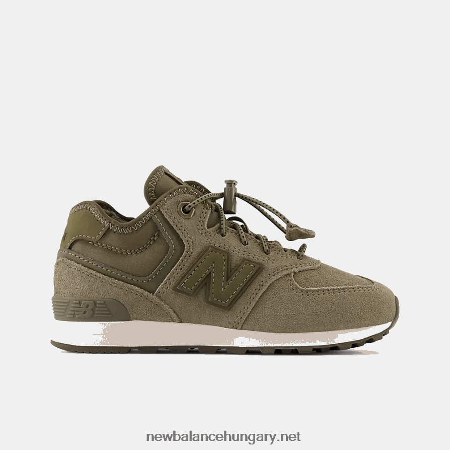 New Balance 6XH8F03662 gyerekek 574 órás bungee csipke