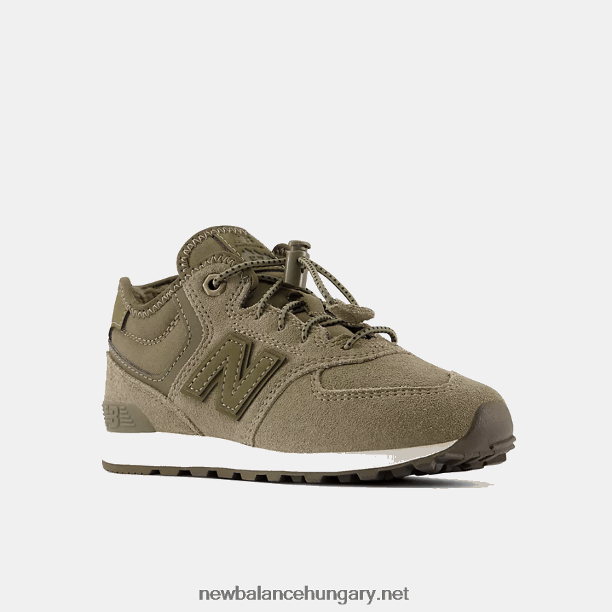 New Balance 6XH8F03662 gyerekek 574 órás bungee csipke