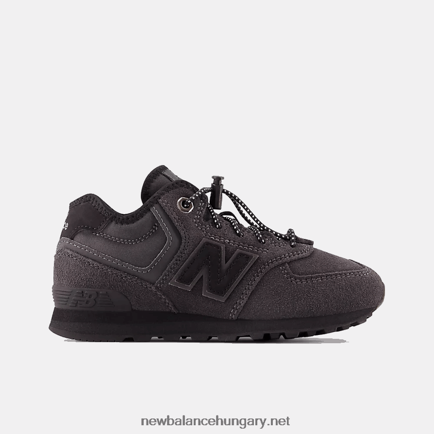 New Balance 6XH8F03663 gyerekek 574 órás bungee csipke