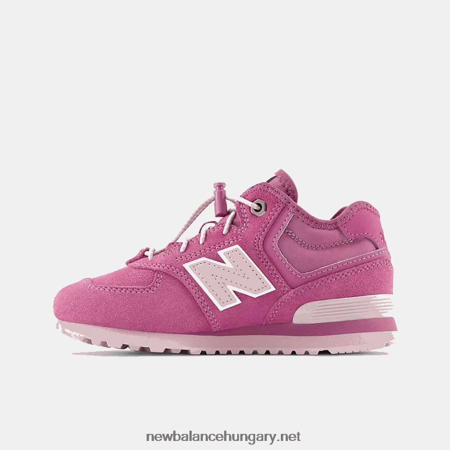 New Balance 6XH8F03664 gyerekek 574 órás bungee csipke