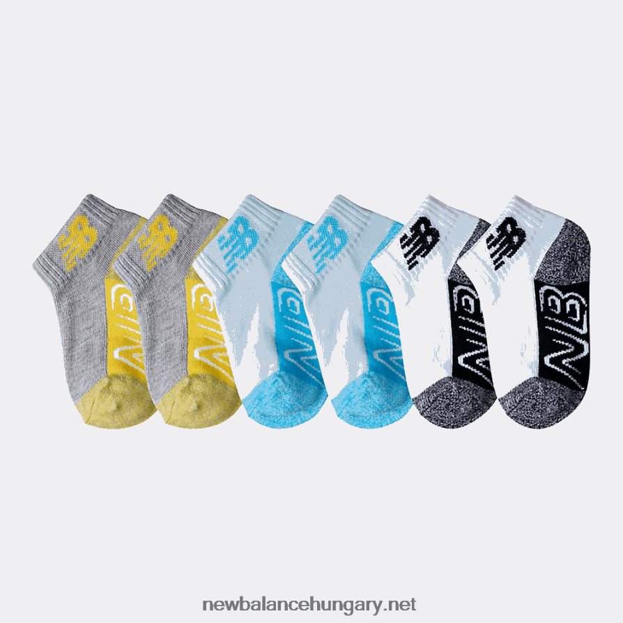 New Balance 6XH8F05259 gyerekek bokazokni 6 csomag
