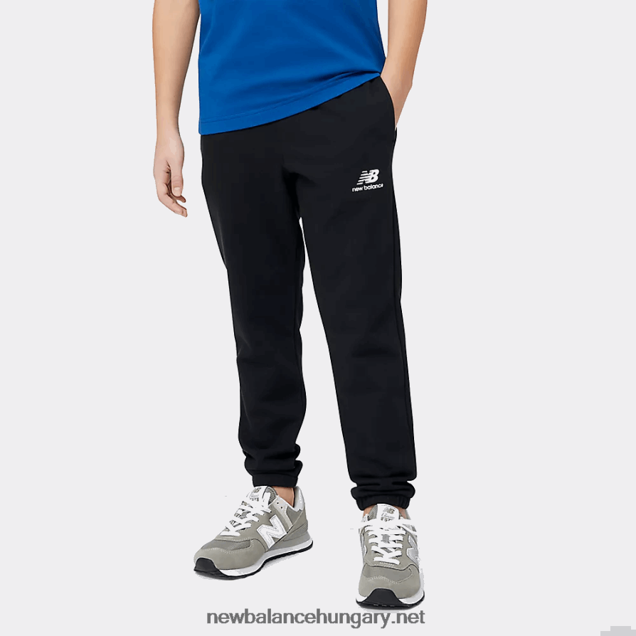 New Balance 6XH8F04040 gyerekek Essentials halmozott logós francia frottír melegítőnadrág