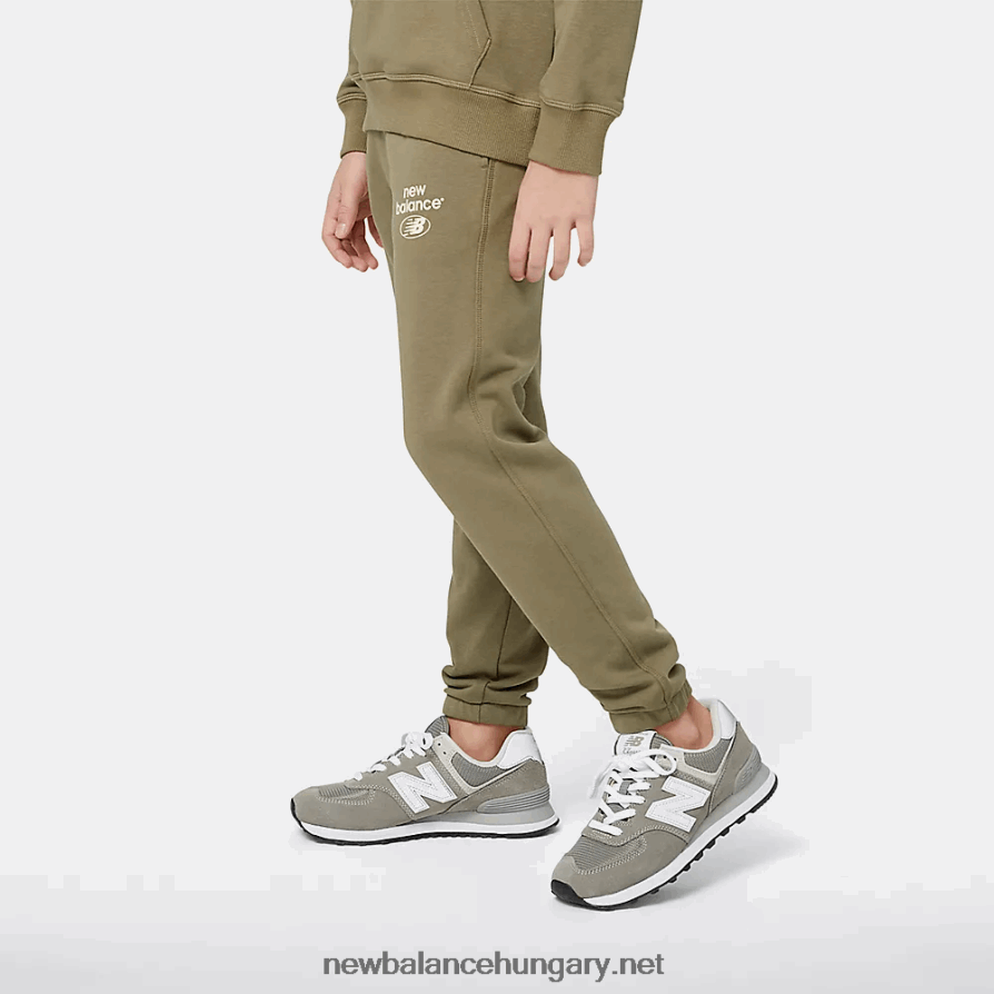 New Balance 6XH8F06558 gyerekek Essentials újragondolt francia frottír melegítőnadrág