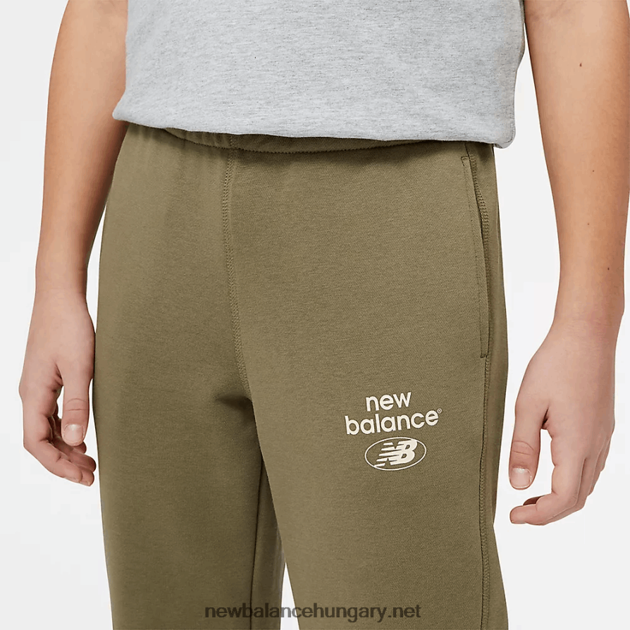 New Balance 6XH8F06558 gyerekek Essentials újragondolt francia frottír melegítőnadrág