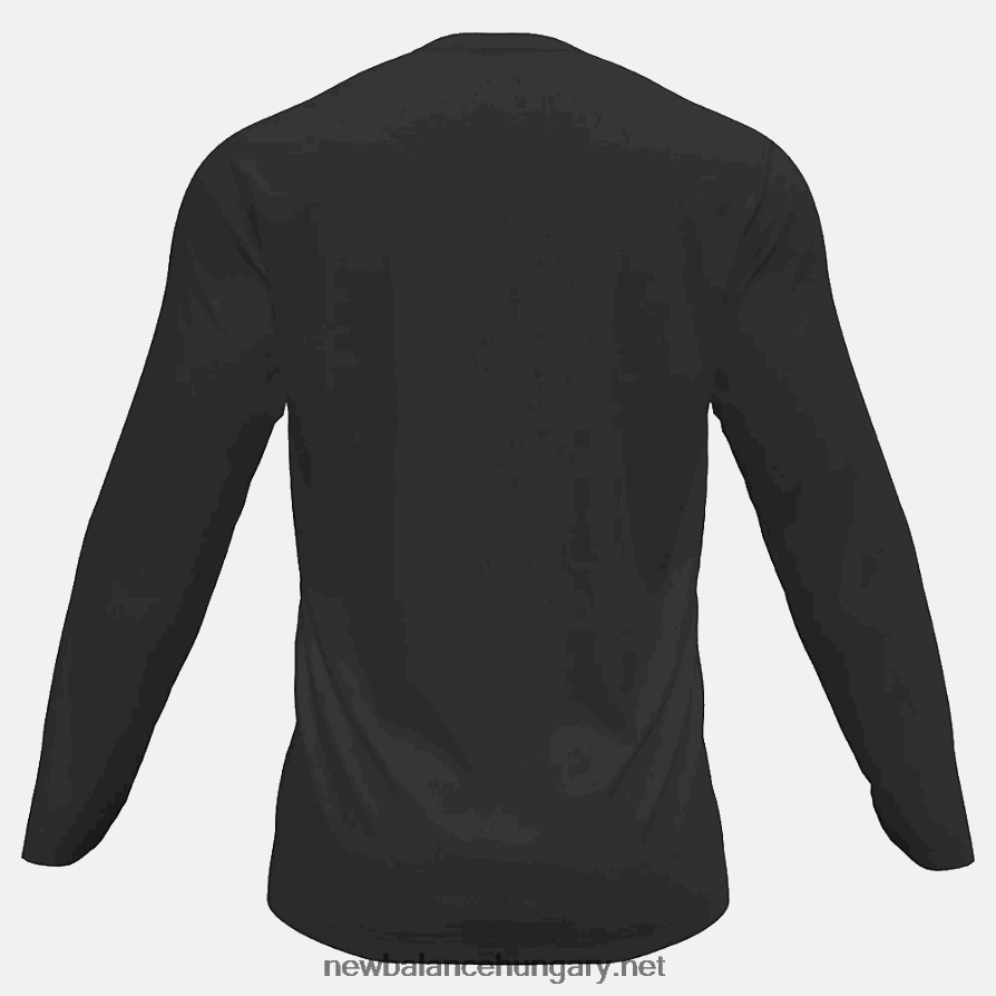 6XH8F06288 gyerekek nb hosszú ujjú műszaki póló (bostoni főiskola)