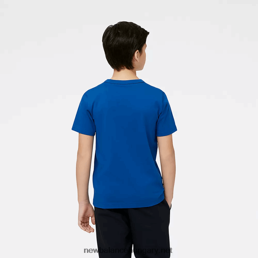 New Balance 6XH8F04055 gyerekek Essentials újragondolt pamutdzsörzé rövid ujjú póló