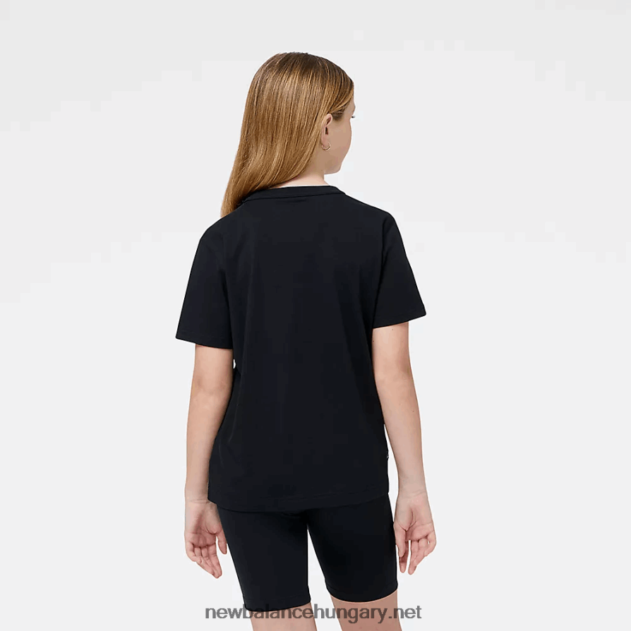 New Balance 6XH8F04056 gyerekek Essentials újragondolt pamutdzsörzé rövid ujjú póló