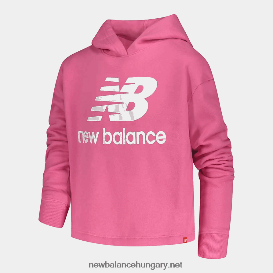 New Balance 6XH8F04064 gyerekek zsenília logós pulcsi