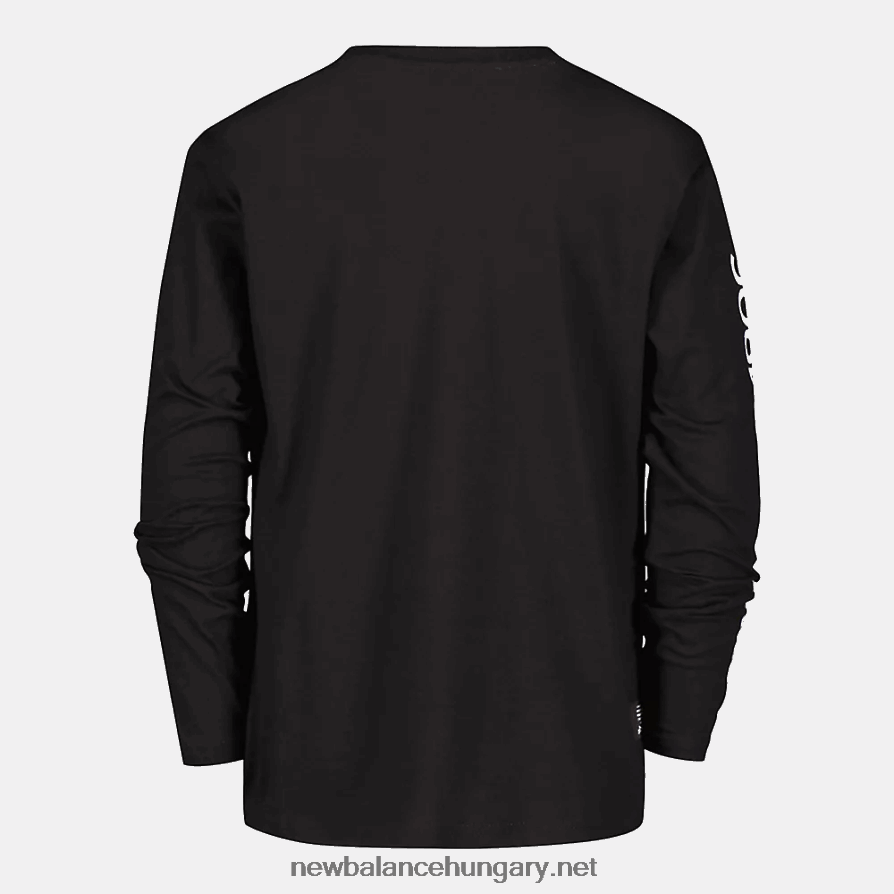 New Balance 6XH8F06252 gyerekek Essential core hosszú ujjú logós póló