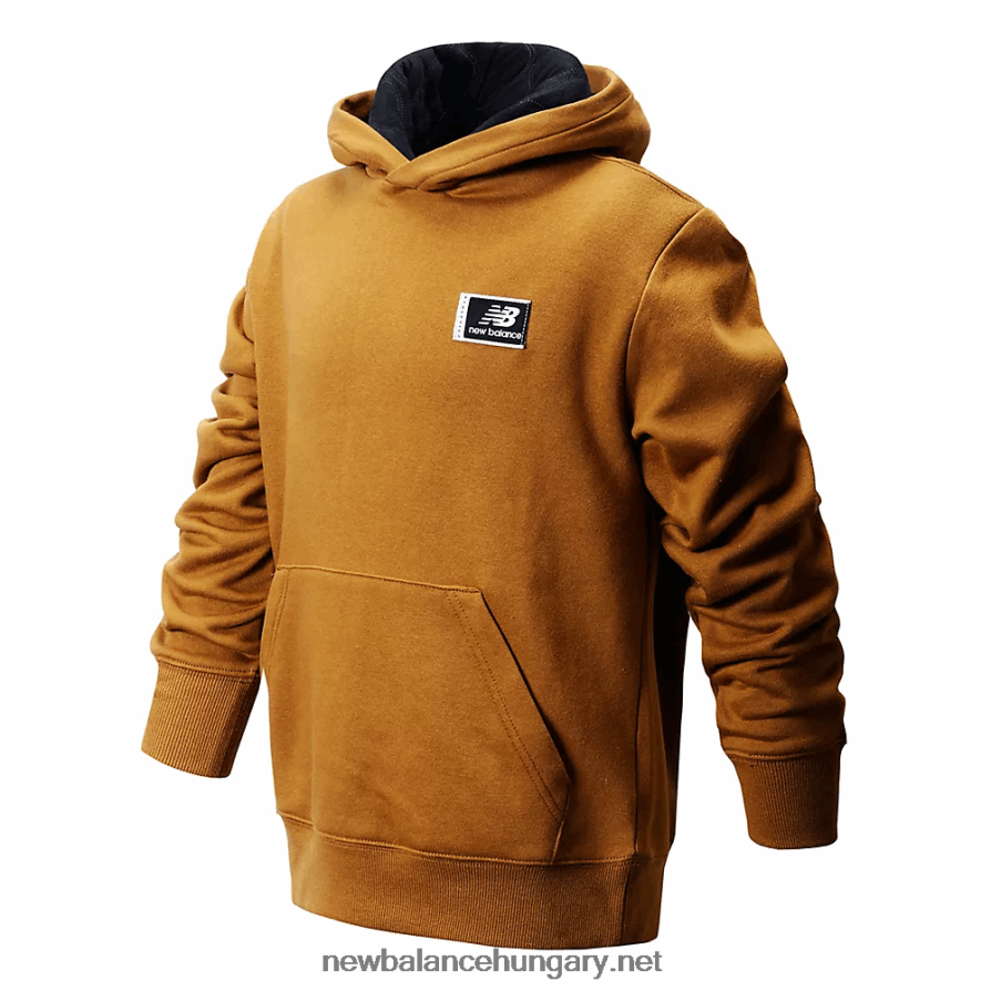 New Balance 6XH8F06254 gyerekek elengedhetetlen polár kapucnis pulóver