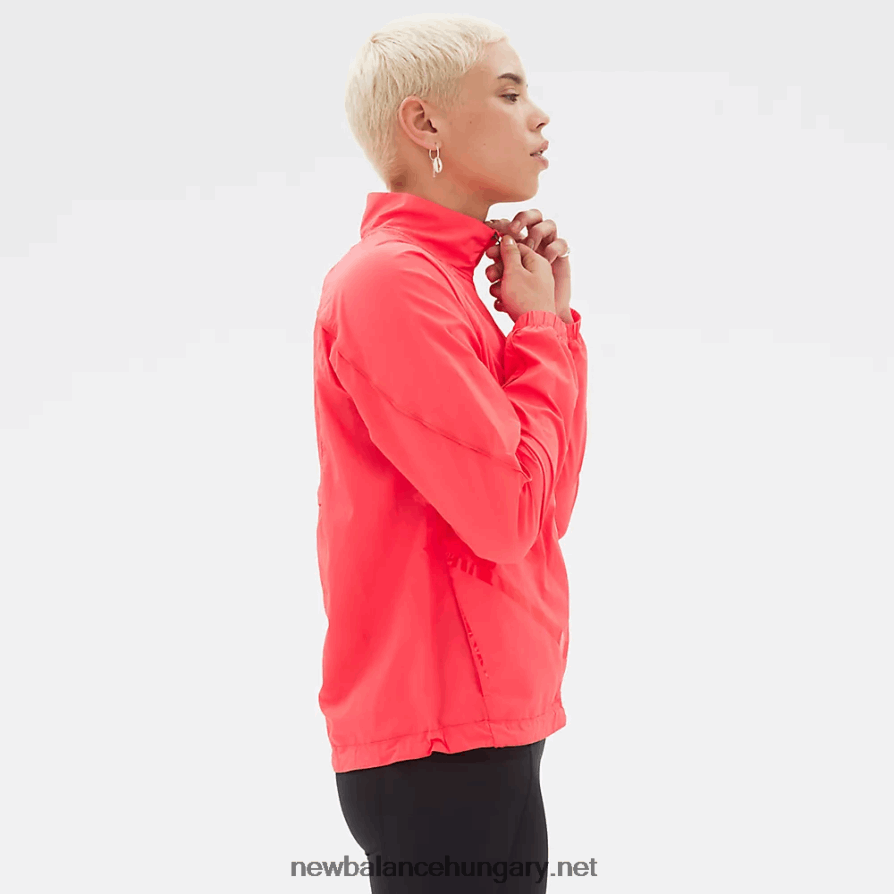 New Balance 6XH8F02491 nők nyomott ütési futás könnyű csomag kabát