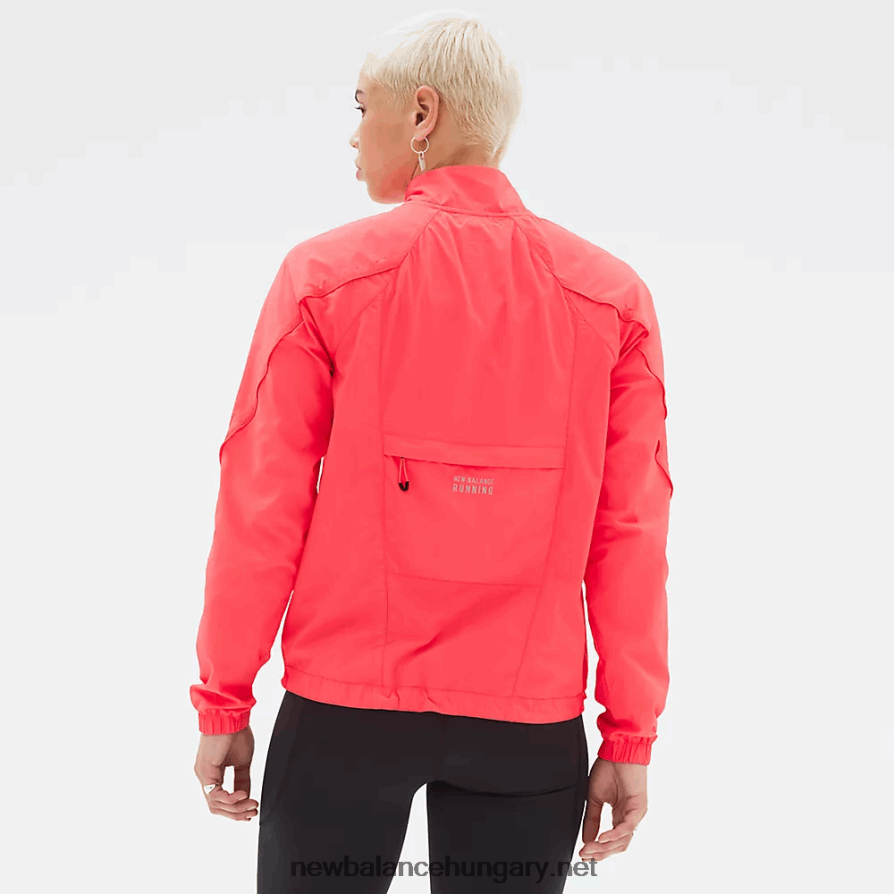 New Balance 6XH8F02491 nők nyomott ütési futás könnyű csomag kabát