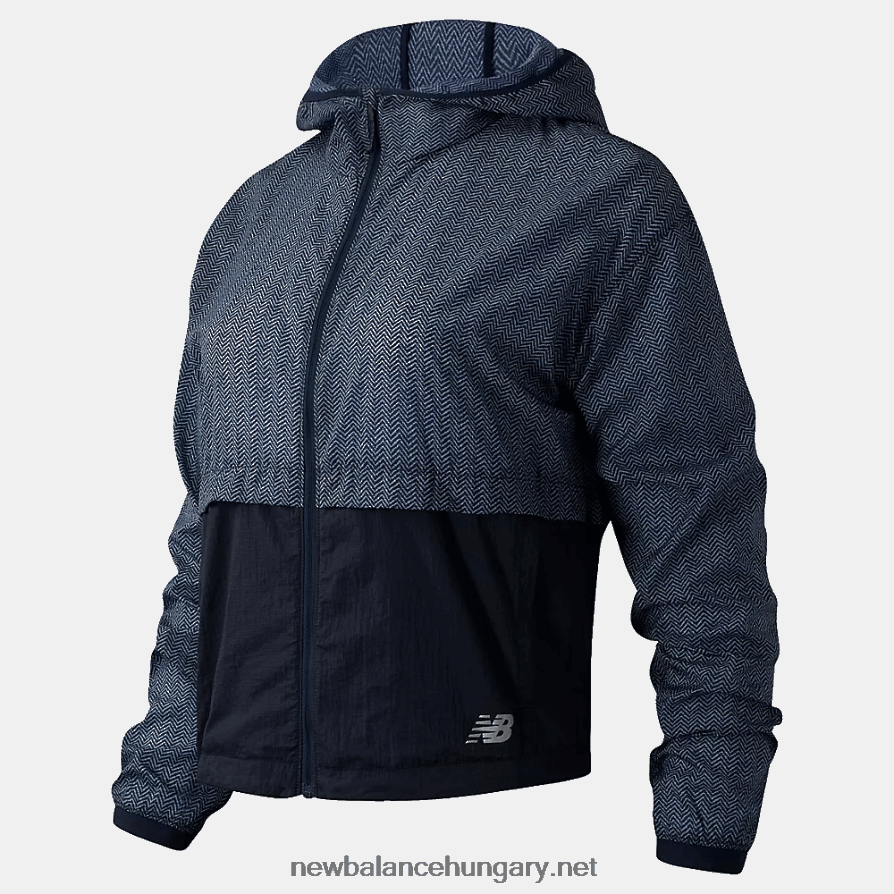 New Balance 6XH8F02755 nők nyomott ütési futás könnyű csomag kabát