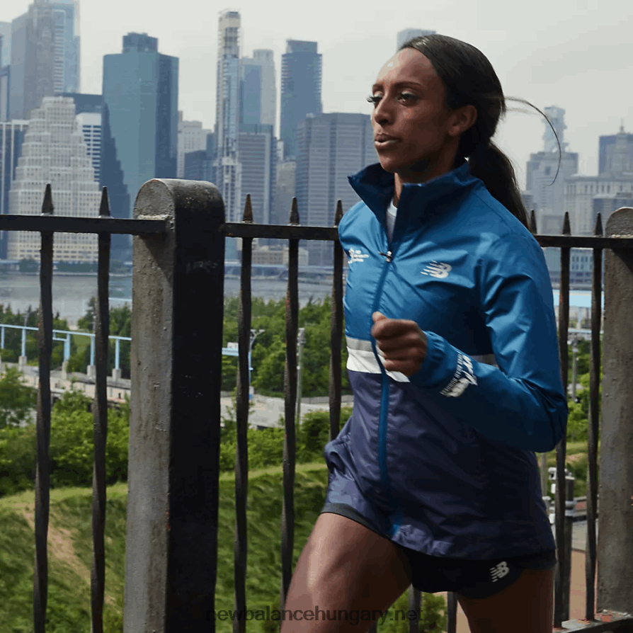 New Balance 6XH8F03480 nők nyc maratoni maratoni kabát
