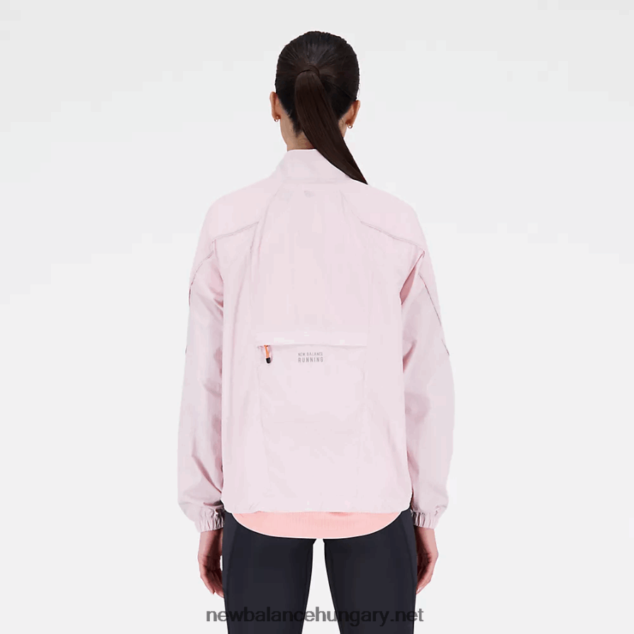 New Balance 6XH8F0584 nők nyomott ütési futás könnyű csomag kabát