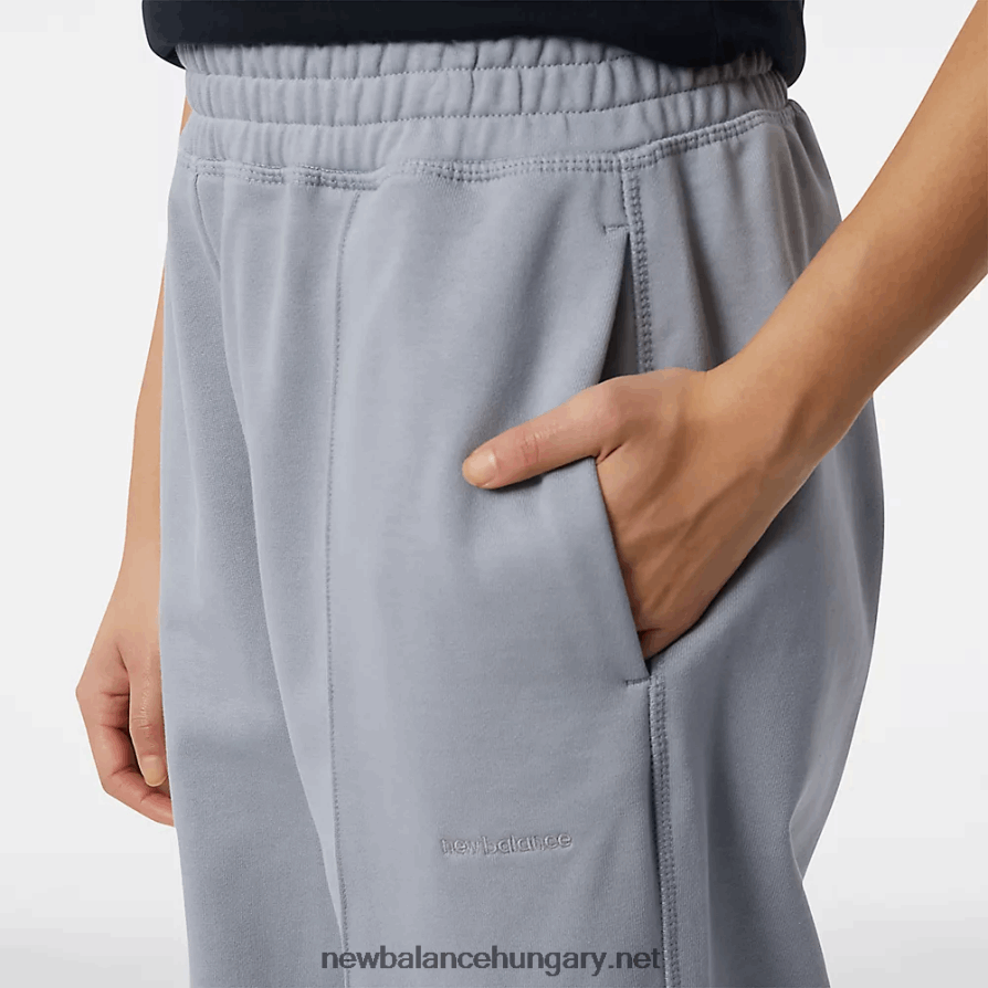 New Balance 6XH8F03128 nők atlétika természetállami francia frottír melegítőnadrág