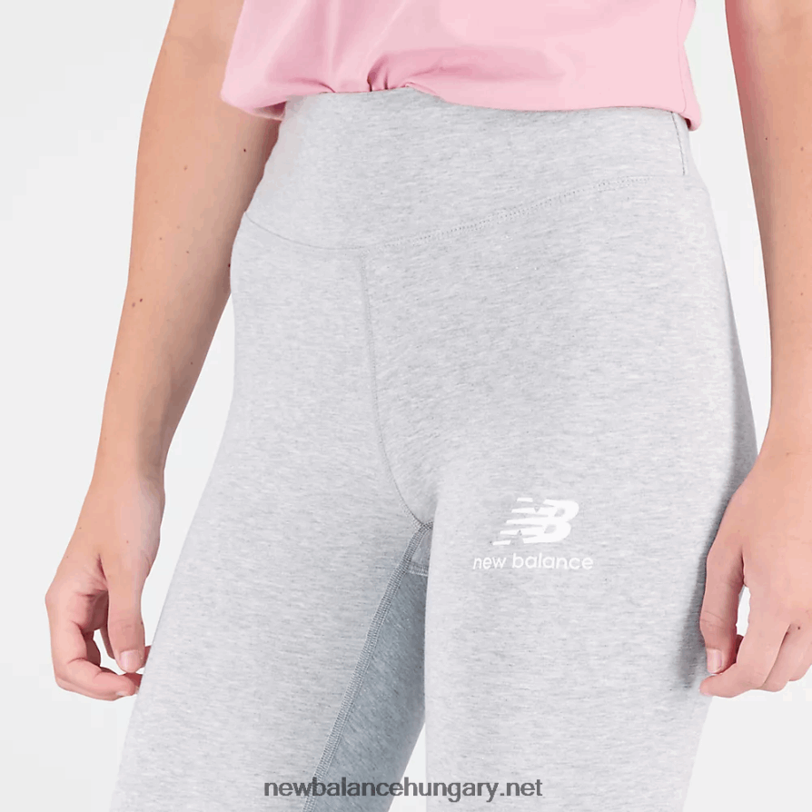 New Balance 6XH8F03177 nők Essentials halmozott logós pamut leggings