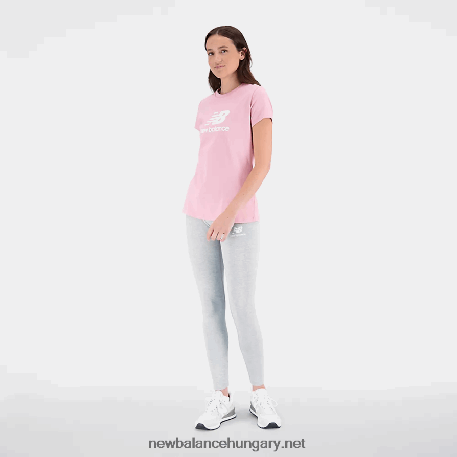 New Balance 6XH8F03177 nők Essentials halmozott logós pamut leggings